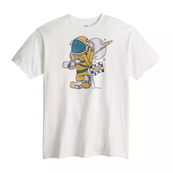 Vans T Shirt Men’s Small Off The Wall Spaceman Graphic Astronaut Skateboard - Picture 2 of 4